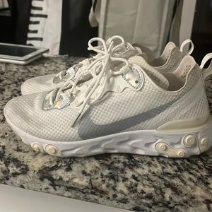 nike white womens sneakers size 8